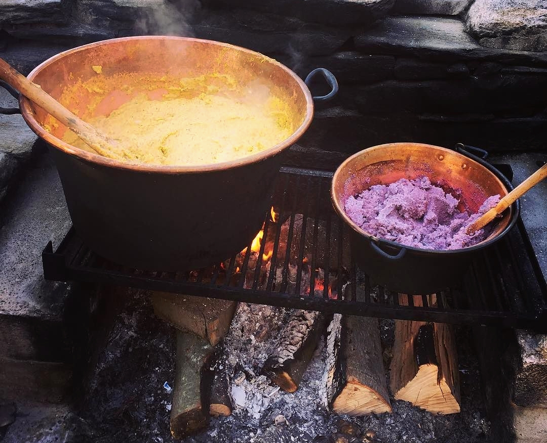 Photographie illustrative pour Polenta crémeuse du Tessin